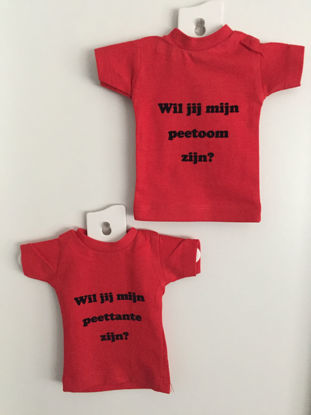 Afbeeldingen van Mini T-shirtje met tekst of naam