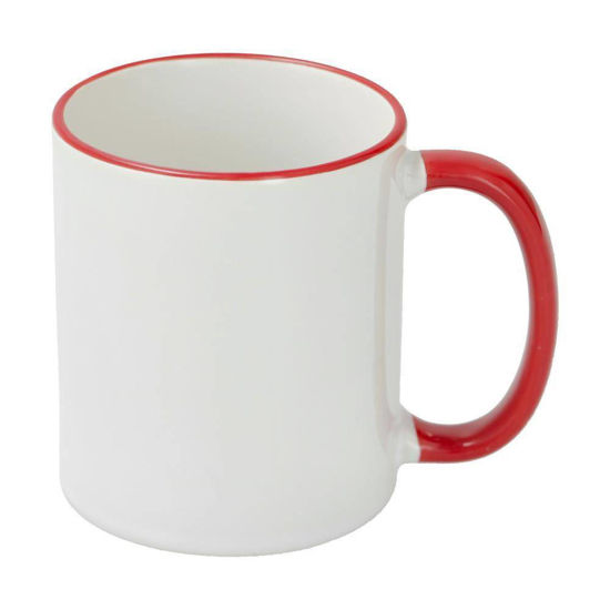 Afbeeldingen van Two tone mok eigen ontwerp