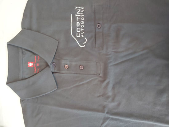 Afbeeldingen van Cortini Polo borduren voorop Rechts