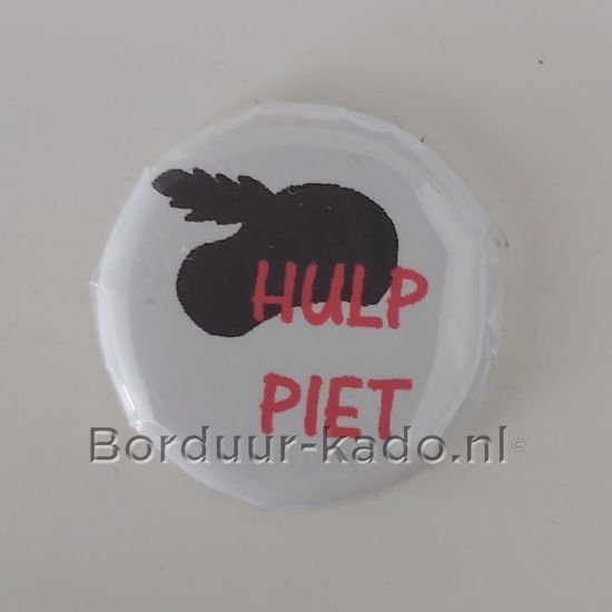 Afbeeldingen van Button 58 mm Hulp Piet