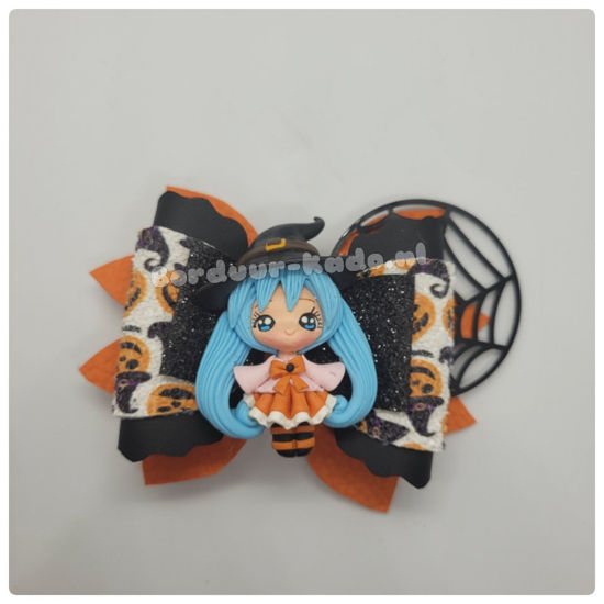 Afbeeldingen van Haarstrik Halloween fimo heks